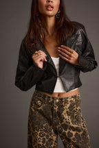 Wilde Black Vegan Leather Jacket