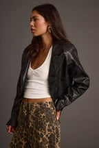 Wilde Black Vegan Leather Jacket