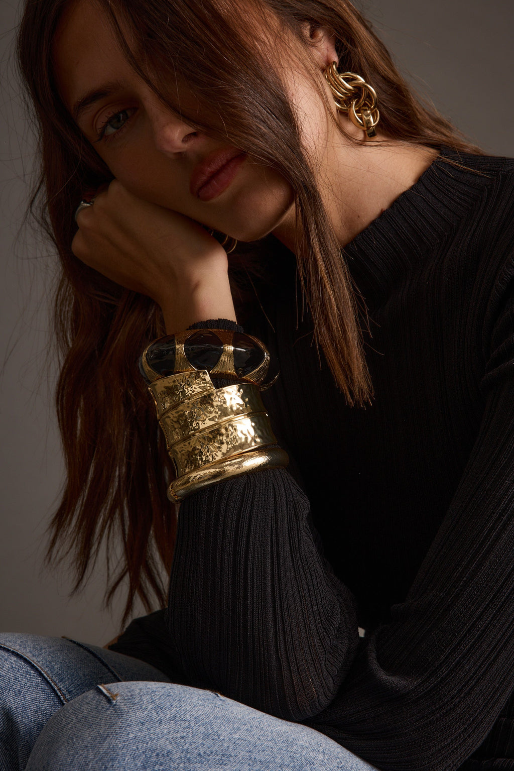 Yana Set of 3 Gold Bangles