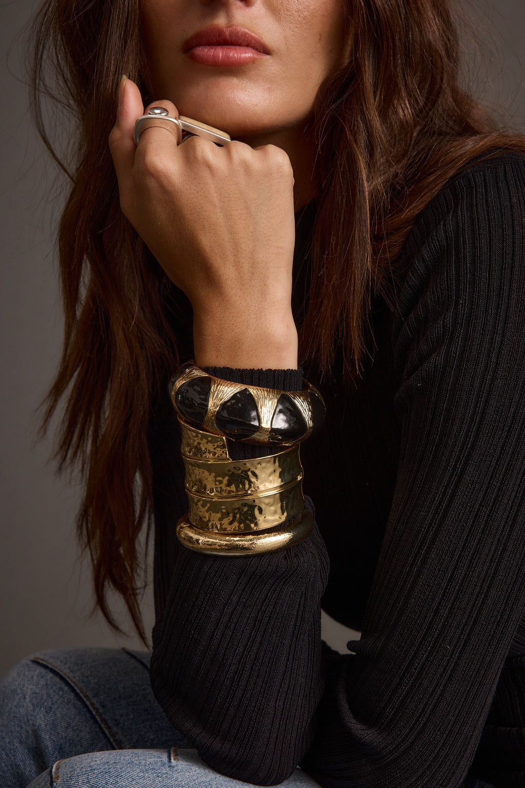 Yana Set of 3 Gold Bangles