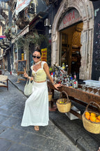 Ellie Baby Yellow Corset Top