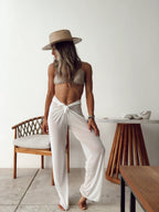 Bull By The Horns White Mesh Pants