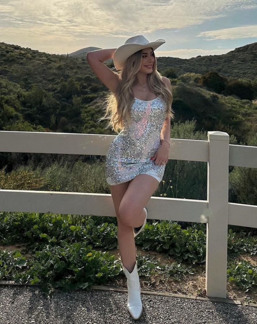 Cosmopolitan Sequin Mini Dress